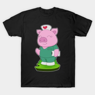 Pig Nurse Notepad T-Shirt